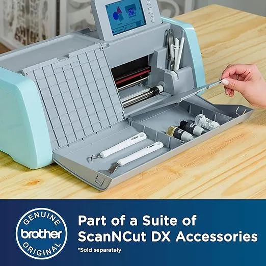 Brother ScanNCut DX Auto Blade Holder CADXHLD1, for Brother Cutting Machines, Use with Materials Including Fabric, Felt, Vinyl and Foam