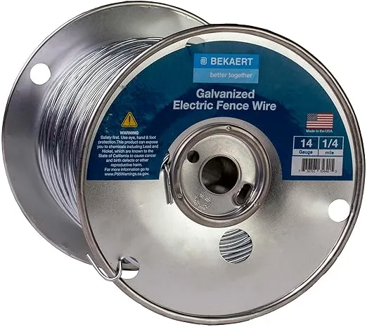 BEKAERT 118220 1/4 Mile Electric Fence Wire