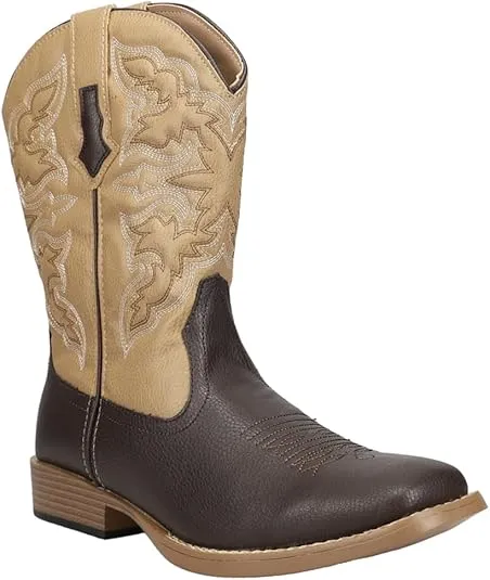 ROPER Men's Classic Square Toe Cowboy Boots Western