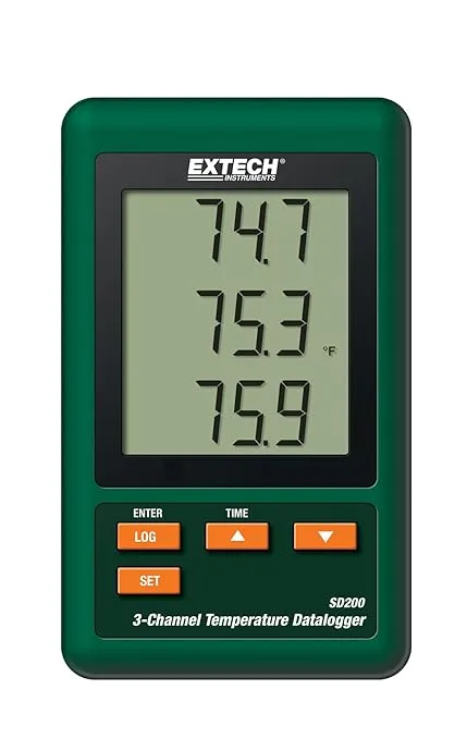 Extech SD200 3-Channel Temperature Datalogger
