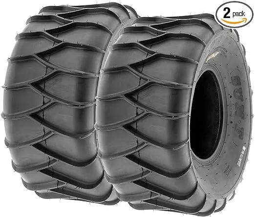 Set of 2 SunF A036 22x10-9 ATV/UTV Snow & Sand Tires, 6-PR