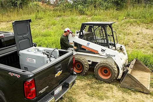 JohnDow Industries JDI-AFT58, 58 - Gallon Diesel Transfer Tank with Built in 12 volt Electric Pump and Automatic Shut Off Nozzle