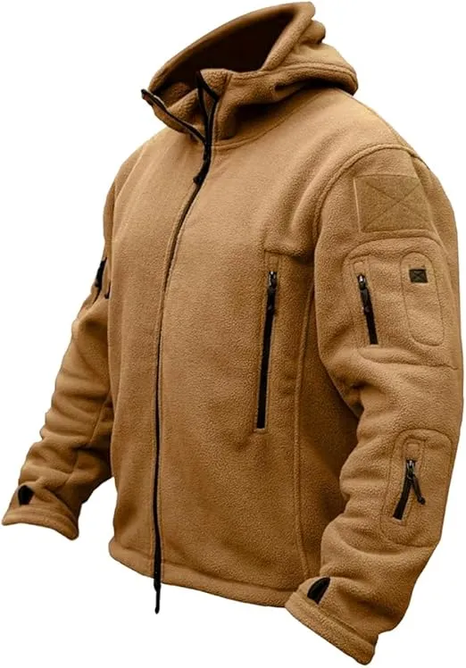 ReFire Gear Men's Warm Military Tactical Sport Fleece Hoodie Jacket