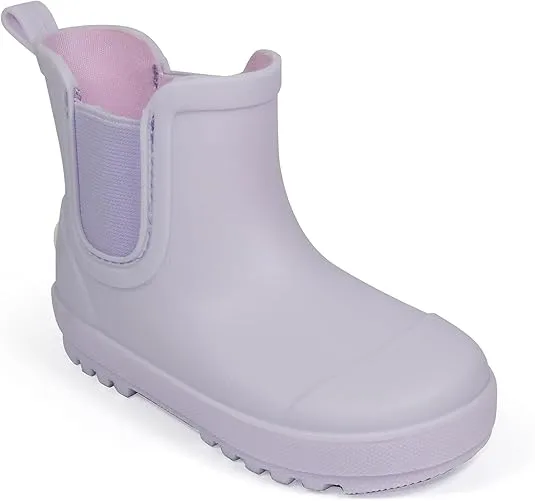 BEARPAW Toddler Rain Boots, Waterproof Rubber Kids Rainboot, Girls/Boys Light Water Shoes for Muddy Park/Hiking