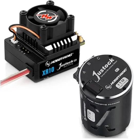 Hobbywing 38020373 - Xerun XR10 Justock G3S Brushless Combo, ESC & 21.5T Motor