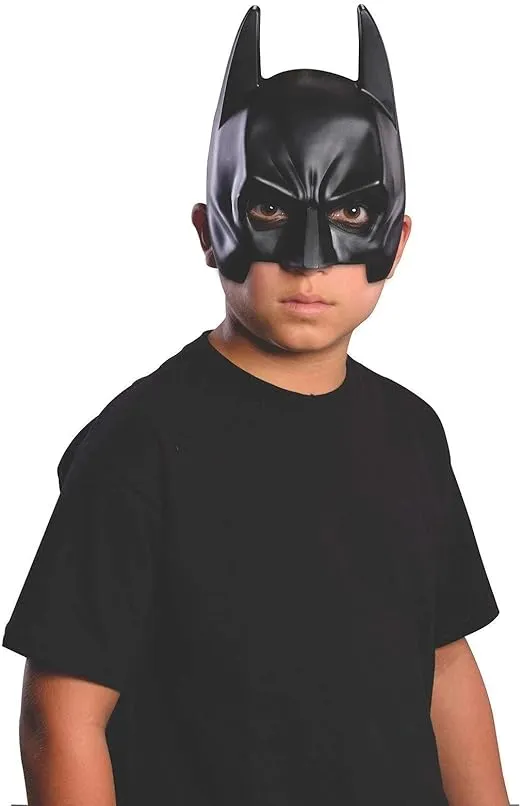 Rubies Batman Chinless Vinyl Kid's Mask for Themed Parties and Halloween, Black