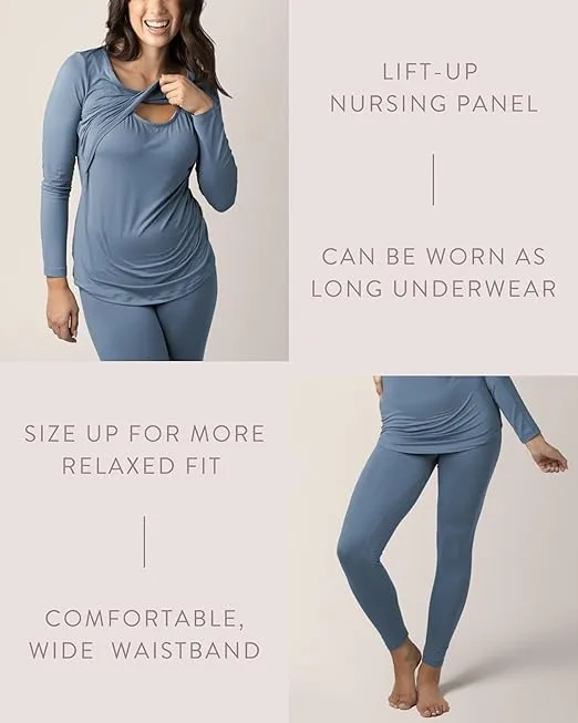 Kindred Bravely Jane Nursing Pajama Set | Nursing Pajamas for Breastfeeding