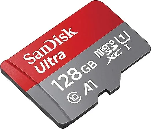 SanDisk 128GB Micro SDXC Ultra Memory Card Class 10 (SDSQUAR-128G-GN6MN) Works with Samsung Galaxy A10e, A10s, A30s, A50s, A90 5G Phone Bundle with 1 Everything But Stromboli MicroSD & SD Card Reader