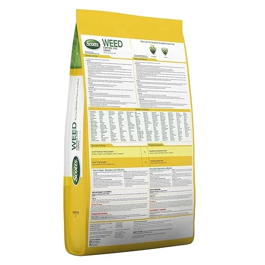 Scotts Weed Control for Lawns, Weed Killer, Kills Over 200 Weed Types Including Dandelion and Clover, 5,000 sq. ft., 14 lbs.