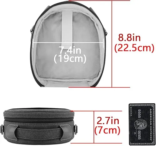 Geekria Headphones Pouch Compatible with Sony WH-1000XM5, WH-1000XM4, WH-XB910N, XB900N, WH-CH710N, WH-CH520 Case, Replacement Protective Travel Carrying Bag with Cable Storage (Grey)