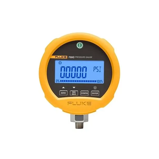 Fluke - FLUKE-700G08 700G Series Precision Pressure Test Gauge, 3 AA Alkaline Battery, -14 to 1000 psi Range, 0.001 psi Resolution