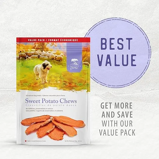 Caledon Farms Value Pack Sweet Potato Chews 28oz/795G