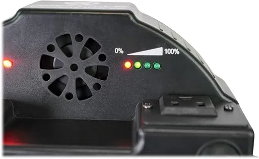 (2) Rockville Battery PAR 50 Rechargeable LED DMX DJ Club Wash Up-Lights+Remote