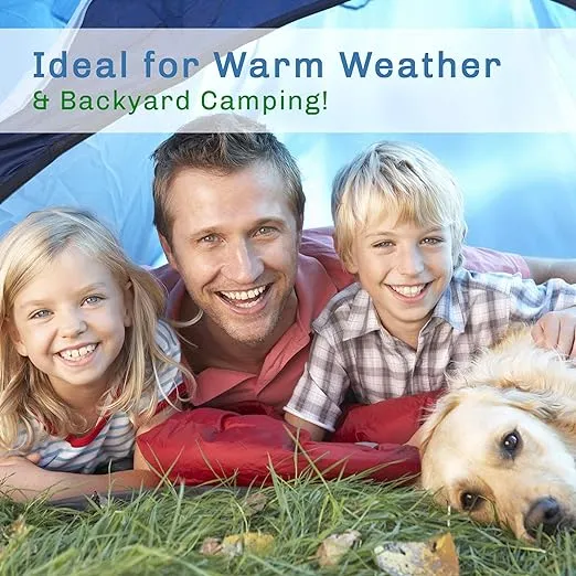 2 Person Camping Tent with Rain Fly and Carrying Bag - Lightweight Outdoor Tent for Backpacking, Hiking, or Beach Use by Wakeman Outdoors (Red)