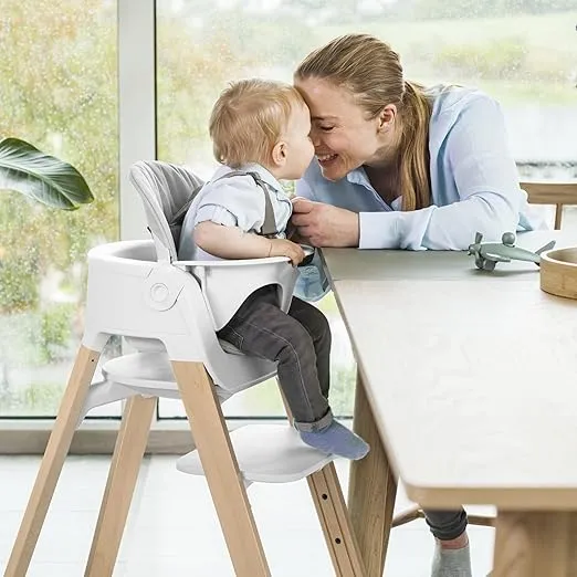 Stokke Steps Baby Set Cushion, Soft Sage - Comfortable Accessory Steps Baby Set - Soft, Easy-to-Clean, Water-Repellent Material - Machine Washable Cotton