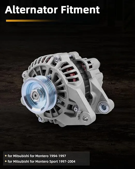 OCPTY Alternators A3TA0791 111806 400-48049 Fit for Mitsubishi Montero 1994-1997 3.5L/1995-1996 2001-2003 3.0L For Mitsubishi Montero Sport 1997-2004 3.0L/1999-2004 3.5L