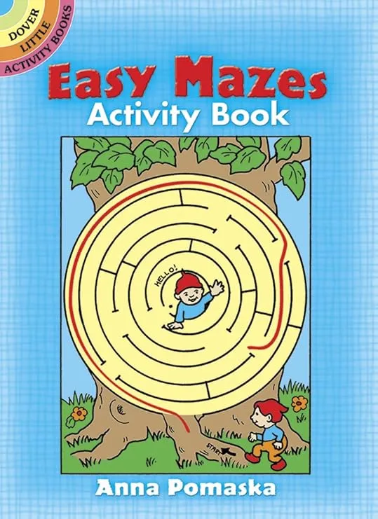 Dover Books DOV-25531-X Little Activity Easy Mazes