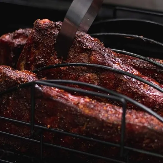 Charcoal Companion Steven Raichlen Non-Stick Ultimate Rib Rack