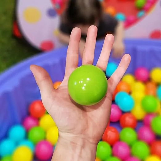 BalanceFrom Play PIt Balls, Kids Plastic Toy Balls for Playpen, Bounce House, or Pool