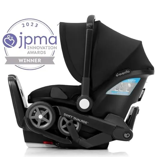 Shyft DualRide Infant Car Seat and Stroller Combo (Beaufort Black)