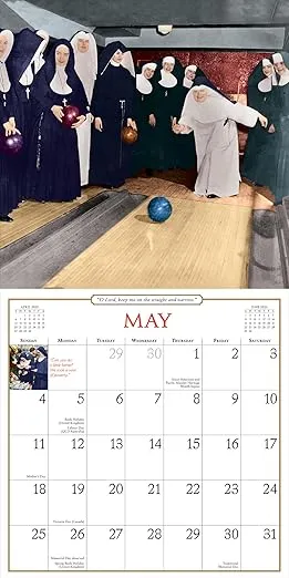 Nuns Having Fun Wall Calendar 2025: Real Nuns Having a Rollicking Good Time