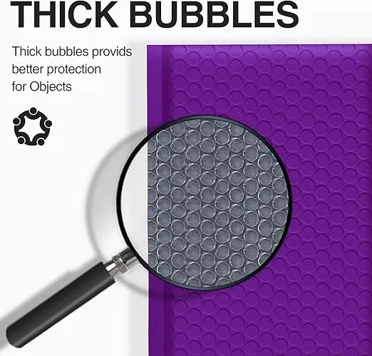 UCGOU Bubble Mailers 4x8 Inch Purple 50 Pack Poly Padded Envelopes Small Business Mailing Packages Opaque Self Seal Adhesive Waterproof Boutique Shipping Bags for Jewelry Makeup Supplies #000