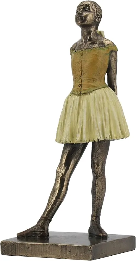 Veronese Design 7 1/4 Inch Degas Little Dancer Aged Fourteen Cold Cast Resin Bronze Finish Sculpture