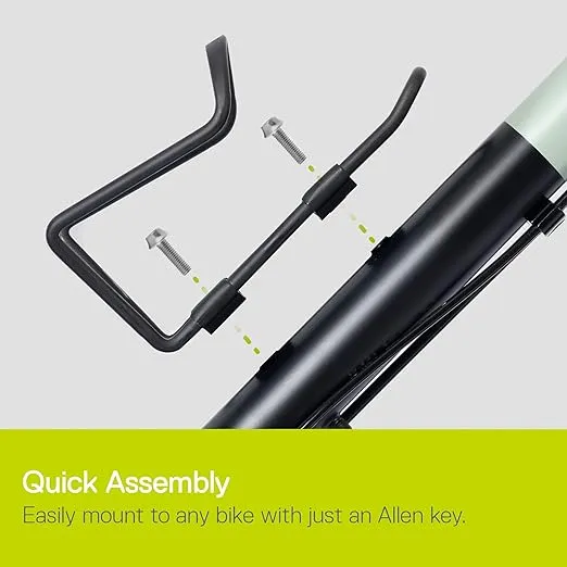 Lightweight Bike Water Bottle Holder by Delta Cycle - Bottle Cage Holder Mount - Compatible with Any Standard Water Bottle - Easy Installation Quickly Mounts to Any Bike