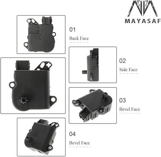 MAYASAF 604-252 HVAC Heater Air Blend Door Actuator Fit 2009-2014 for Ford F-150/2009-2017 Expedition/2009 Flex, 2009-2017 for Lincoln Navigator, A/C Air Door Actuator