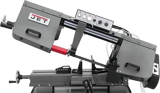 JET 9" x 16" Step-Pulley Horizontal Bandsaw, 1-1/2 HP, 1Ph 115/230V (HBS-916)