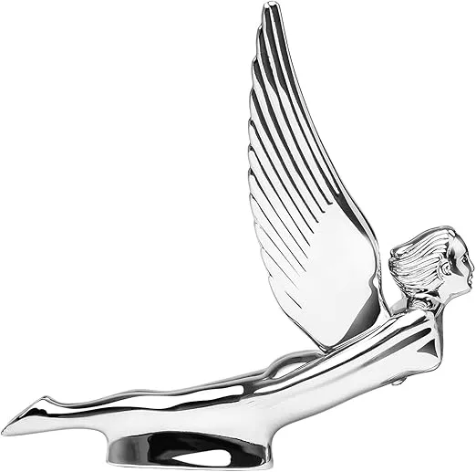 GG Grand General 48110 Chrome Flying Goddess Hood Ornament