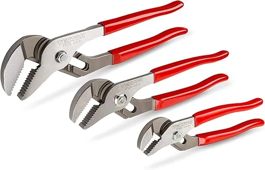 TEKTON Groove Joint Pliers Set, 3-Piece (7, 10, 13 in.) | 90394 | Made in USA