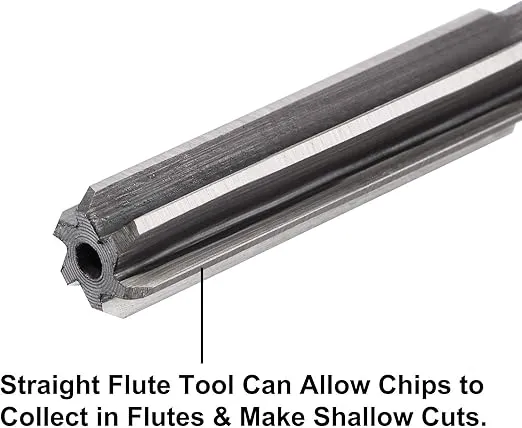 uxcell Chucking Reamer Set Lathe Machine Reamer Straight Flute Milling Cutter High Speed Steel H7 Tolerance (2mm 3mm 4mm 5mm 6mm 7mm 8mm 9mm 10mm) 9pcs