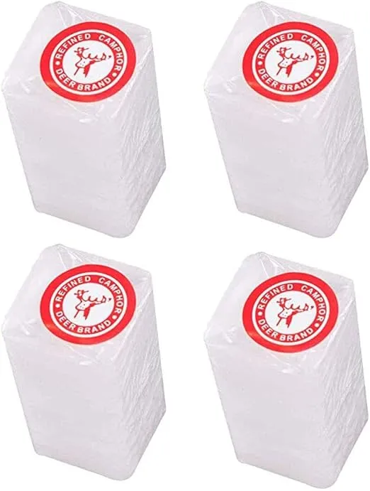 Deer Camphor Guaranteed 100% Pure Refined Camphor 4,8.12 or 15 Blocks Made in India (4)
