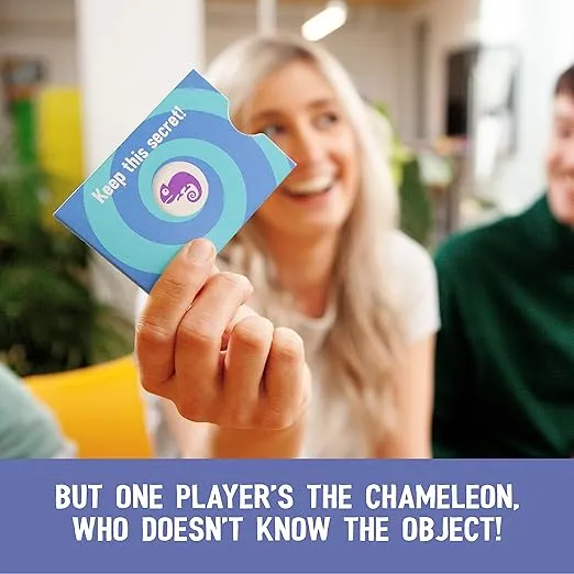 The Chameleon Picture Edition - A Fun Family Board Game with a Twist on The Classic Chameleon Game. Suitable for Ages 8 and Up