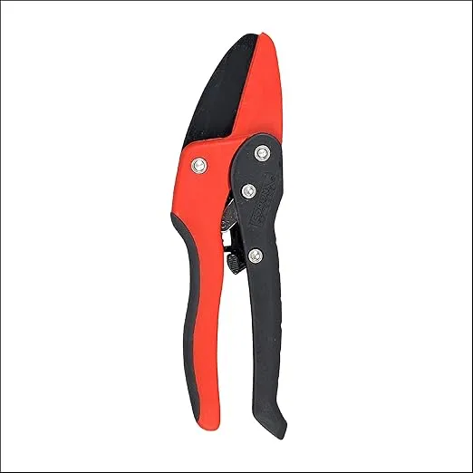 Corona RP 3230 Rachet Hand Pruner-3/4 Inch Cut Capacity Stem and Branch Garden Shears, 3/4 in, Red