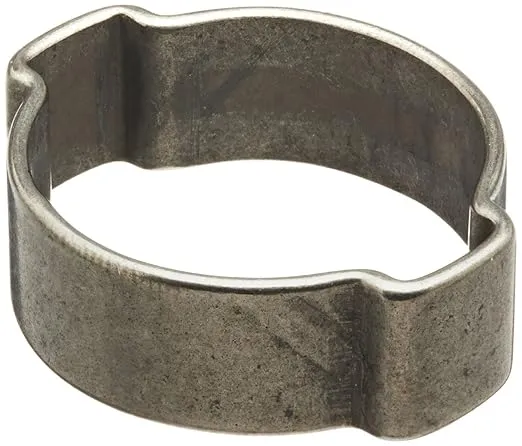 Oetiker 15100009 Stainless Steel Hose Clamp, Double Ear, Clamp ID Range 15 mm (Closed) - 18 mm (Open)