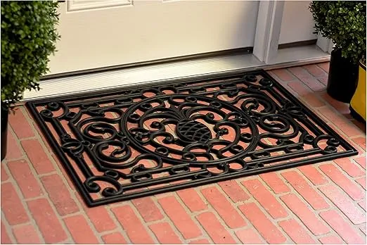 Calloway Mills 900081830 Pineapple Heritage Rubber Doormat, 18" x 30"