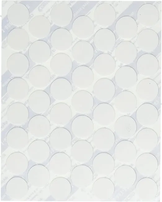 Fastcap Adhesive Cover Caps PVC, White