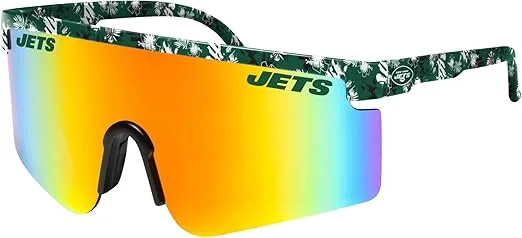 FOCO Men's NFL Team Logo Large Frame Sunglasses