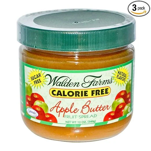 Walden Farms Fruit Spread, Apple Butter - 12 oz (Pack of 3)