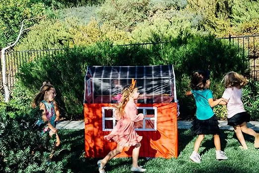 Pacific Play Tents 60810 Barnyard Playhouse Tent, 48" x 38" x 48", Multi