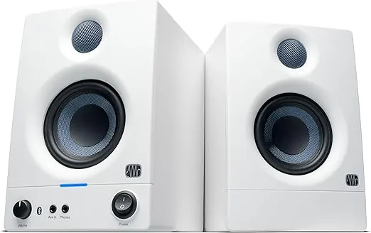PreSonus Eris 3.5-inch Media Reference Monitors with Bluetooth connectivity (White)