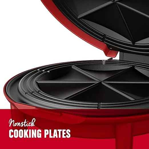 George Foreman Electric Quesadilla Maker, Red, GFQ001 10 Inch