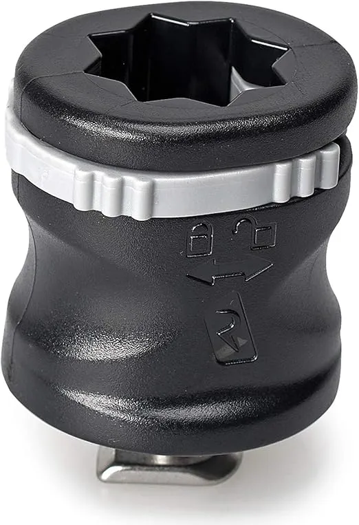 RAILBLAZA MiniPort Kayak Track Mount Base for Rod Holders, Easy Installation with No Tools Required