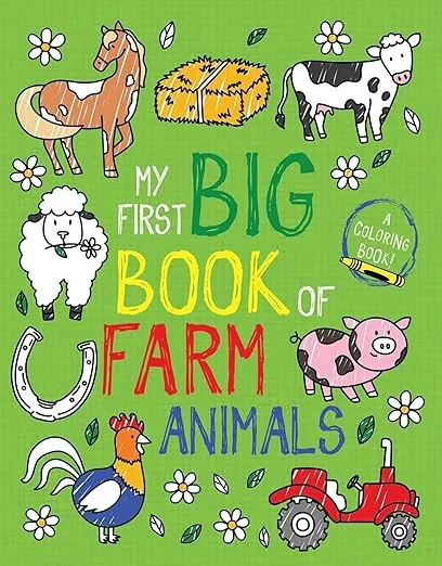 My First Big Book of Farm Animals (My First Big Book of Coloring)