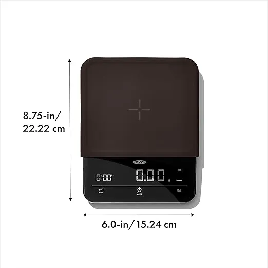 OXO BREW 6 Lb. Precision Coffee Scale with Timer, Black