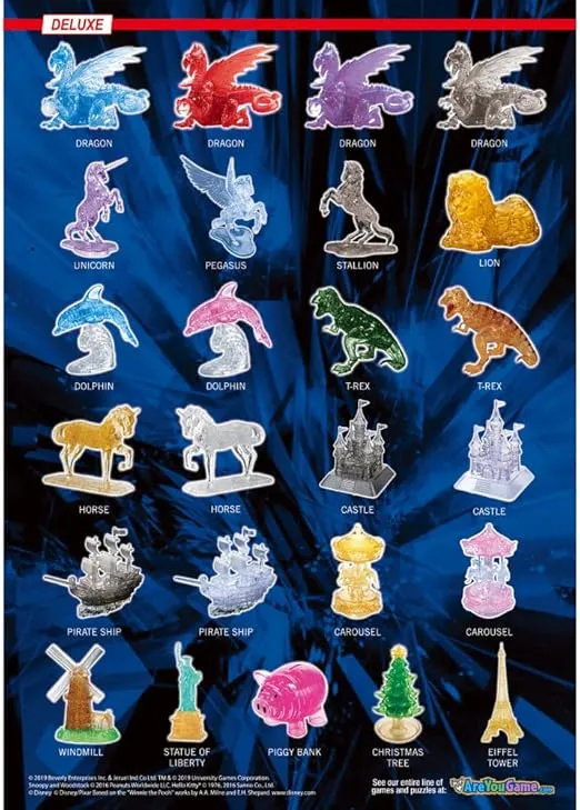 BePuzzled | Elephant and Baby Original 3D Crystal Puzzle, Ages 12 and Up, 46