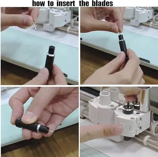 50 Pcs Replacement Blades Compatible with Explore Air /Air2/Air 3 /Maker/Maker 3 Cutting Machines - 10PCS Fine Point Blade, 30PCS Standard Blades and 10PCS Deep Point Blades