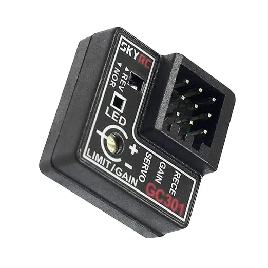 SKYRC GC301 Gyro Sensor Automatic Stability Control Gyro for Adjusting RC Cars Steering Output